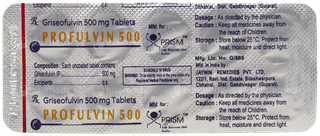 Profulvin 500 Tablet 10